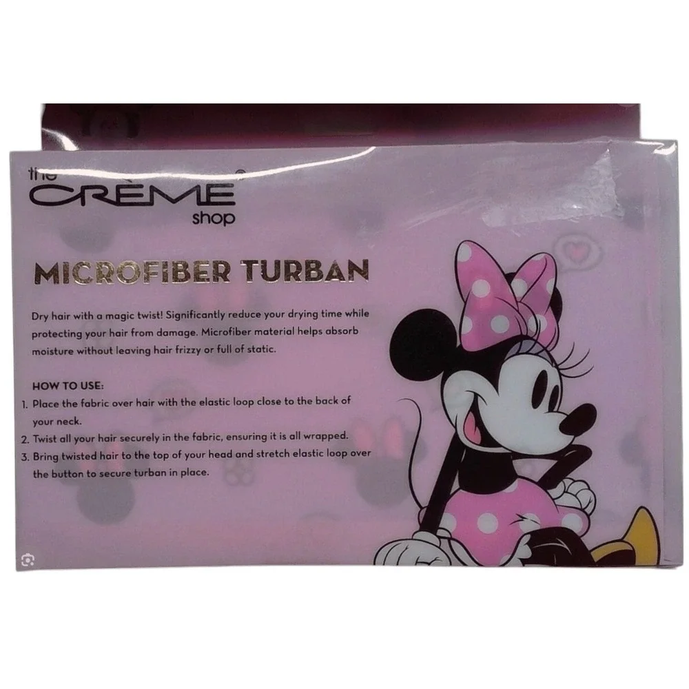 The Crème Shop‎ MICROFIBER TURBAN Minnie Mouse